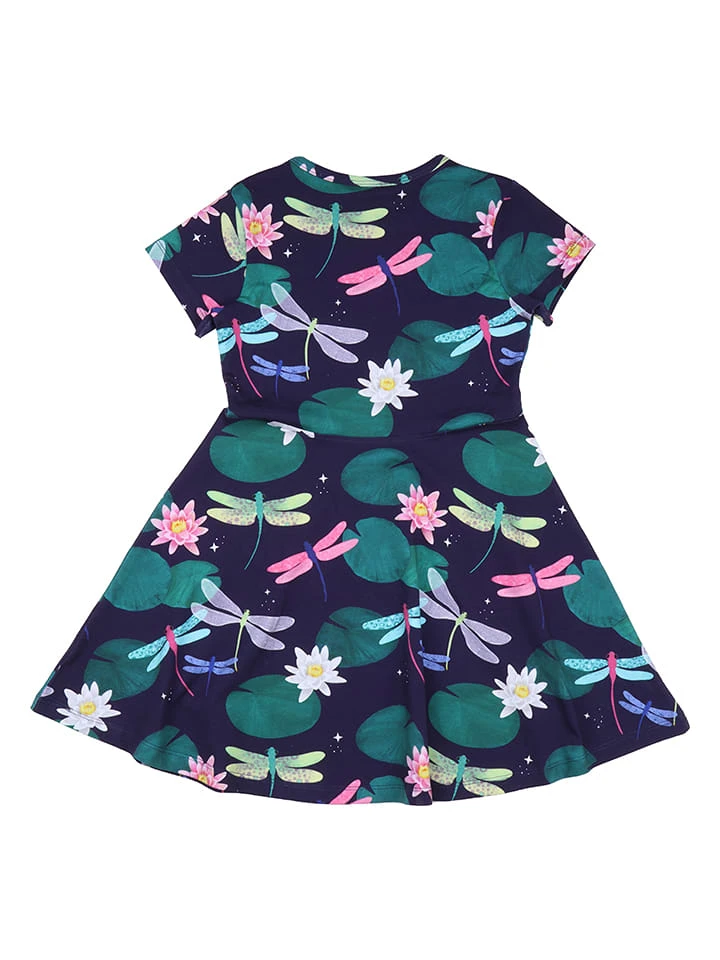 Walkiddy Kleid In Dunkelblau/ Bunt 4 Walkiddy Kleid In Dunkelblau/ Bunt – Bild 2