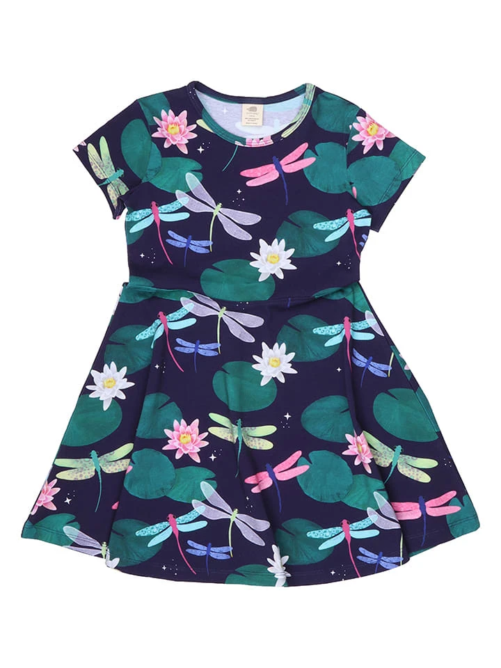 Walkiddy Kleid In Dunkelblau/ Bunt 3 Walkiddy Kleid In Dunkelblau/ Bunt